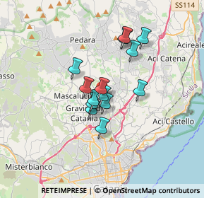 Mappa Via delle Querce, 95030 Tremestieri Etneo CT, Italia (2.66214)