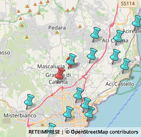 Mappa Via delle Querce, 95030 Tremestieri Etneo CT, Italia (5.495)