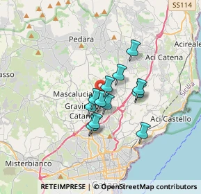 Mappa Via delle Querce, 95030 Tremestieri Etneo CT, Italia (2.58917)