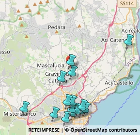 Mappa Via delle Querce, 95030 Tremestieri Etneo CT, Italia (5.612)