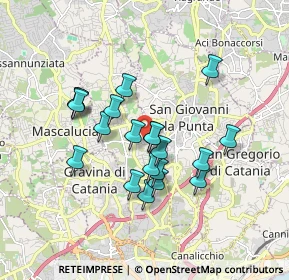 Mappa Via delle Querce, 95030 Tremestieri Etneo CT, Italia (1.669)