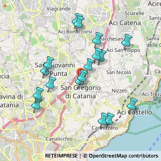 Mappa Vico Anselmi, 95027 San Gregorio di Catania CT, Italia (2.25529)