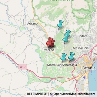 Mappa Via Vincenzo Monti, 95047 Paternò CT, Italia (4.4425)
