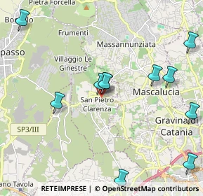 Mappa Via Cavaliere A. Mannino, 95030 San Pietro Clarenza CT, Italia (2.67)