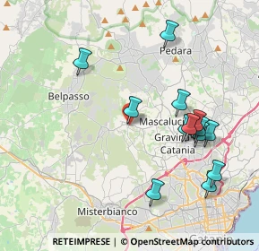Mappa Via Cavaliere A. Mannino, 95030 San Pietro Clarenza CT, Italia (4.63538)