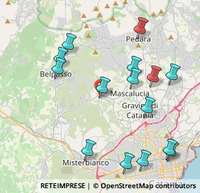 Mappa Via Umberto, 95030 San Pietro Clarenza CT, Italia (5.14733)