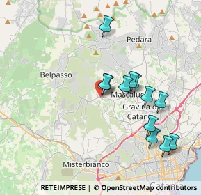 Mappa Via Umberto, 95030 San Pietro Clarenza CT, Italia (4.04083)