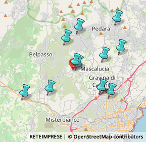 Mappa Via Umberto, 95030 San Pietro Clarenza CT, Italia (4.17333)