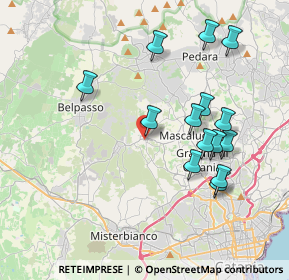 Mappa Via Umberto, 95030 San Pietro Clarenza CT, Italia (4.35143)