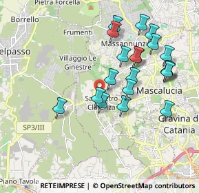 Mappa Via Umberto, 95030 San Pietro Clarenza CT, Italia (2.112)