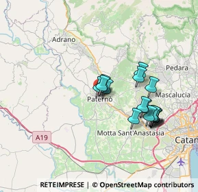 Mappa Via Cappuccini, 95047 Paternò CT, Italia (7.28588)