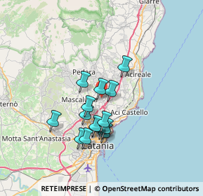 Mappa 95037 San Giovanni la punta CT, Italia (6.28067)