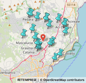 Mappa 95037 San Giovanni la punta CT, Italia (3.682)