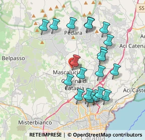 Mappa Via R. Wagner, 95030 Mascalucia CT, Italia (4.1605)