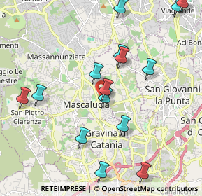 Mappa Via R. Wagner, 95030 Mascalucia CT, Italia (2.53333)