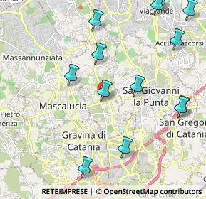 Mappa Via Vito Scalia, 95030 Tremestieri Etneo CT, Italia (2.85615)