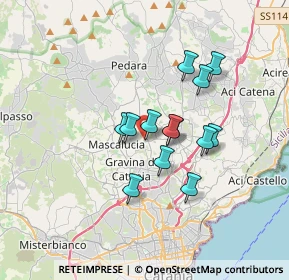 Mappa Via Vito Scalia, 95030 Tremestieri Etneo CT, Italia (2.93154)