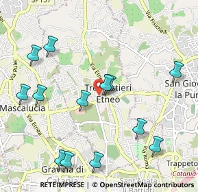 Mappa Via Vito Scalia, 95030 Tremestieri Etneo CT, Italia (1.32769)