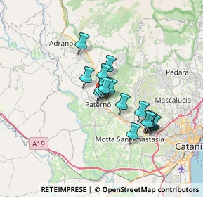 Mappa Via Giuseppe Alfano, 95047 Paternò CT, Italia (5.70875)