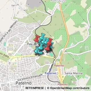 Mappa Via Giuseppe Alfano, 95047 Paternò CT, Italia (0.21154)