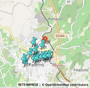 Mappa Viale dei Platani, 95047 Paternò CT, Italia (0.92467)