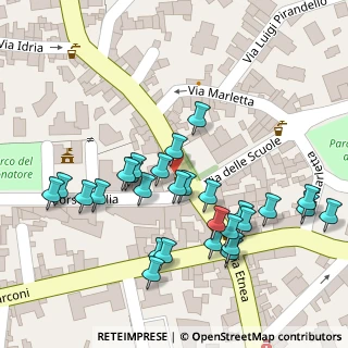 Mappa Piazza Marconi, 95039 Trecastagni CT, Italia (0.06429)