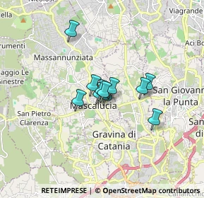 Mappa Via Alcide De Gasperi, 95030 Mascalucia CT, Italia (1.08091)