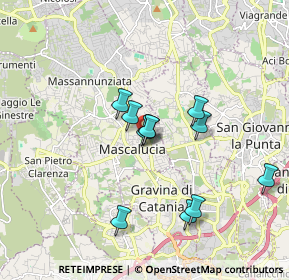 Mappa Via Alcide De Gasperi, 95030 Mascalucia CT, Italia (1.66545)