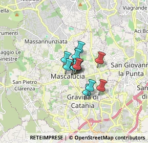 Mappa Via Alcide De Gasperi, 95030 Mascalucia CT, Italia (0.86)