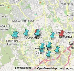 Mappa Via Alcide De Gasperi, 95030 Mascalucia CT, Italia (1.92857)
