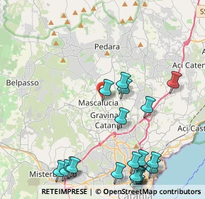 Mappa Via Alcide De Gasperi, 95030 Mascalucia CT, Italia (6.2)