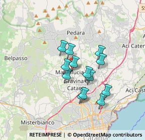 Mappa Via Alcide De Gasperi, 95030 Mascalucia CT, Italia (2.89538)