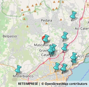 Mappa Via Alcide De Gasperi, 95030 Mascalucia CT, Italia (4.94077)