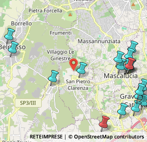 Mappa Via Martiri di Via Fani, 95030 San Pietro Clarenza CT, Italia (3.39947)