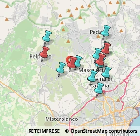 Mappa Via Martiri di Via Fani, 95030 San Pietro Clarenza CT, Italia (3.42143)