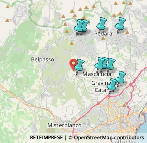 Mappa Via Martiri di Via Fani, 95030 San Pietro Clarenza CT, Italia (4.23)