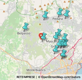 Mappa Via Martiri di Via Fani, 95030 San Pietro Clarenza CT, Italia (4.47429)