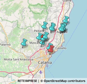 Mappa Via Frascati, 95037 Catania CT, Italia (5.39733)