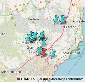 Mappa Via Frascati, 95037 Catania CT, Italia (2.84412)