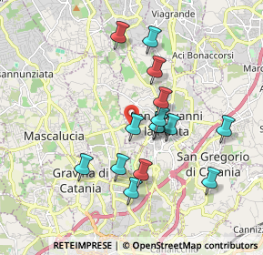 Mappa Via Frascati, 95037 Catania CT, Italia (1.82467)