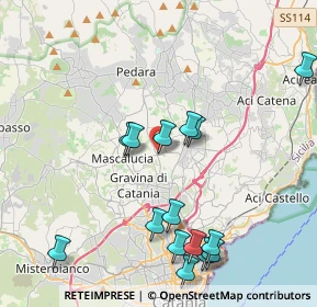 Mappa Via delle Scuole, 95030 Tremestieri Etneo CT, Italia (4.97667)