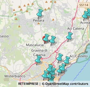 Mappa Via Marletta, 95030 Tremestieri Etneo CT, Italia (5.80875)