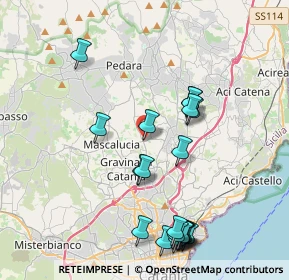 Mappa Via delle Scuole, 95030 Tremestieri Etneo CT, Italia (4.9095)