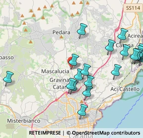 Mappa Via delle Scuole, 95030 Tremestieri Etneo CT, Italia (5.3345)