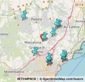 Mappa Via delle Scuole, 95030 Tremestieri Etneo CT, Italia (4.35846)