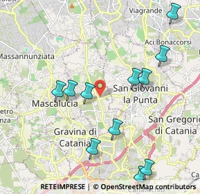 Mappa Via Marletta, 95030 Tremestieri Etneo CT, Italia (2.54091)
