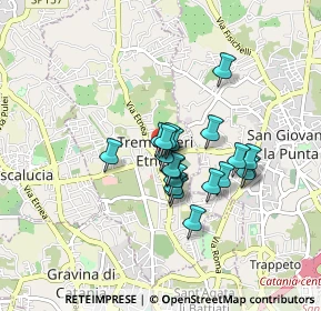Mappa Via delle Scuole, 95030 Tremestieri Etneo CT, Italia (0.6875)