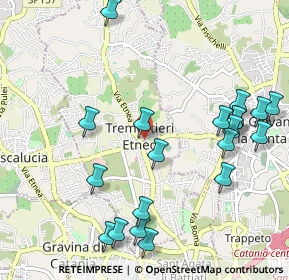 Mappa Via Marletta, 95030 Tremestieri Etneo CT, Italia (1.3535)