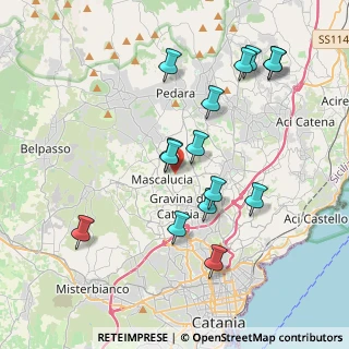 Mappa Via Riccardo Wagner, 95030 Mascalucia CT, Italia (4.39467)