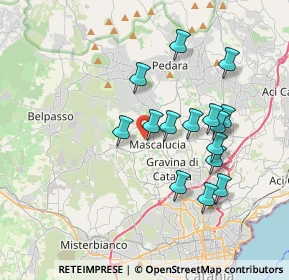 Mappa Via Santissimo Crocifisso, 95030 Mascalucia CT, Italia (3.79467)